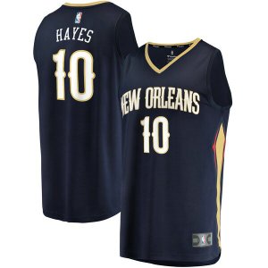 Camiseta Jaxson Hayes 10 New Orleans Pelicans Icon Edition Armada Nino